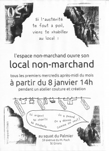 affiche local no marchand