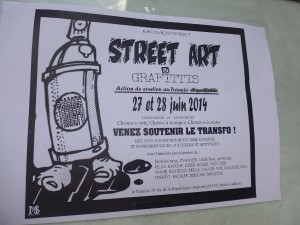 Vendredi 27 & samedi 28 juin 2014: Street art et graffitis